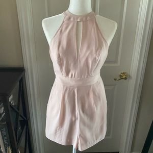 Bebe blush pink romper